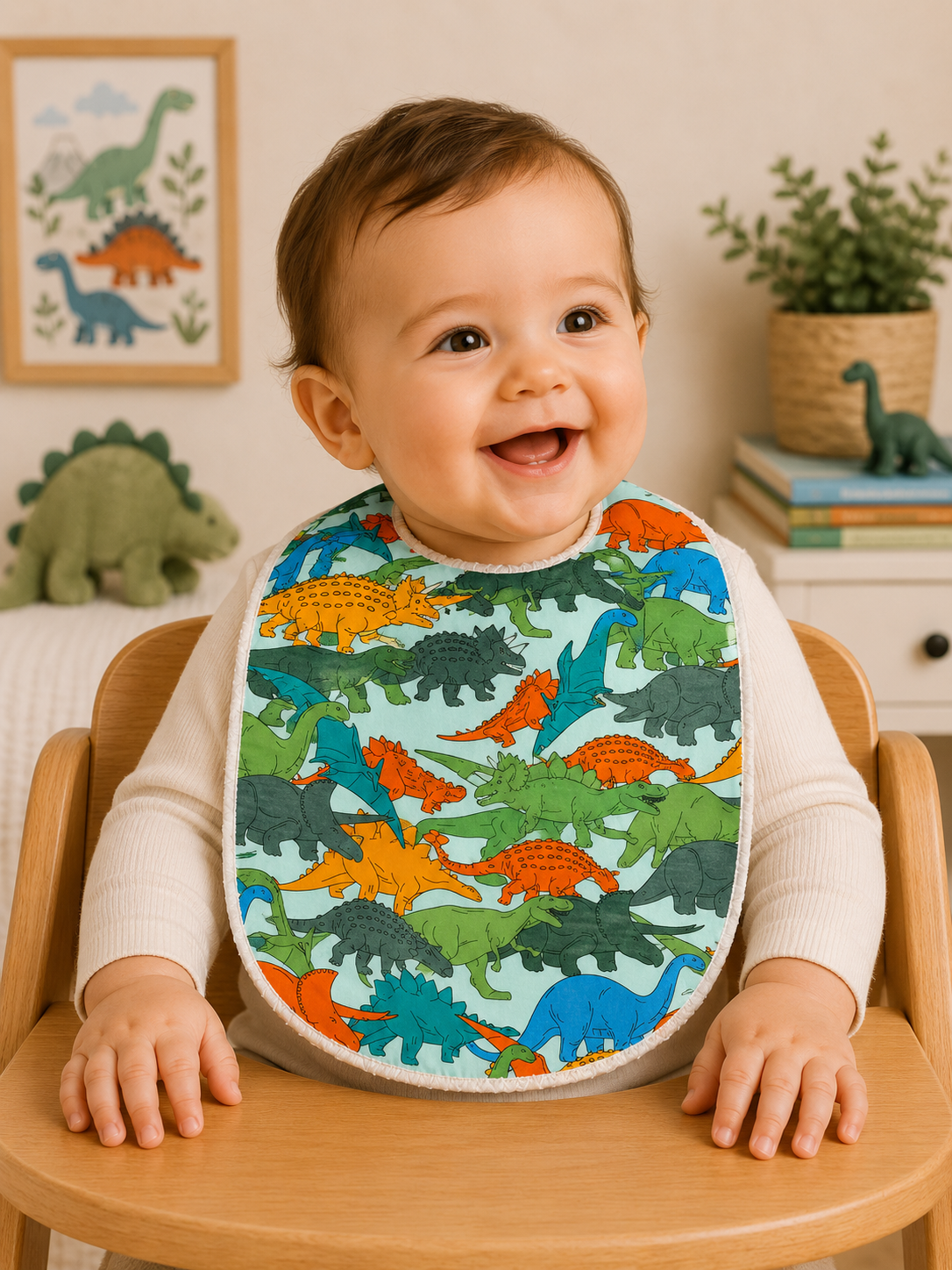 
                  
                    Baby Bib Bright Dinosaurs
                  
                